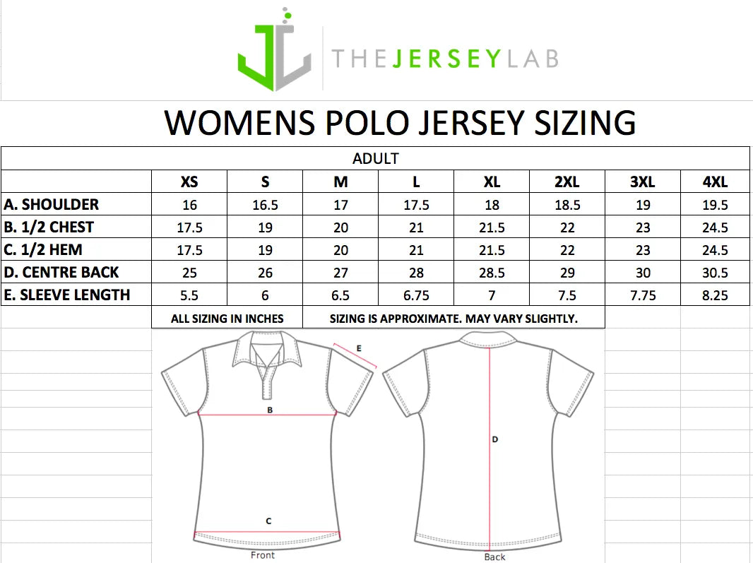 Polos size chart 2